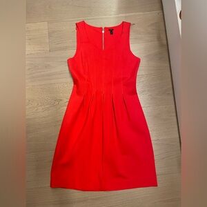 Red JCrew Ponte Dress